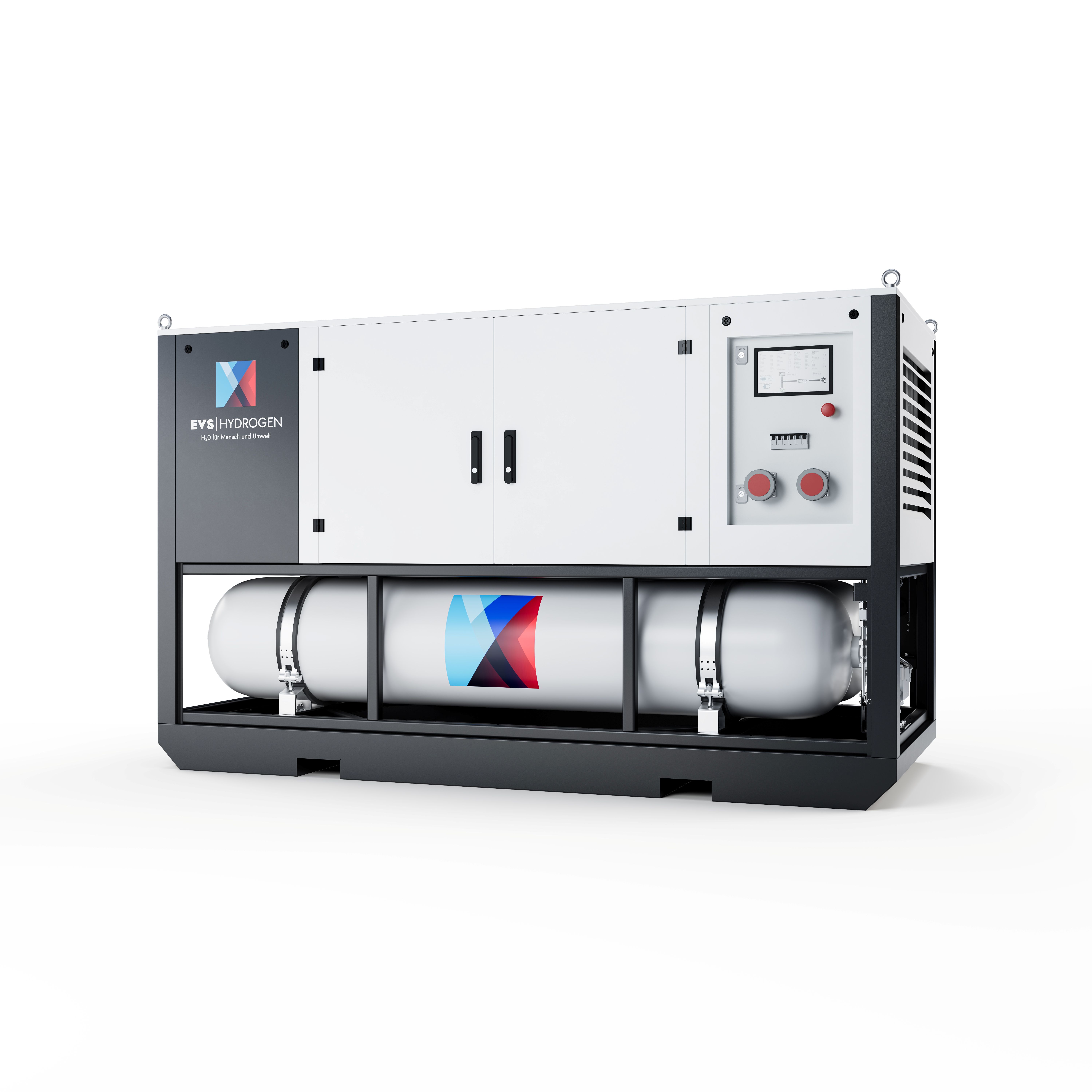 EVS Hydrogen presents its H2 multifuel GenSet for the first time.